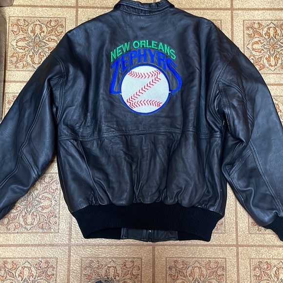 Vintage CSE Girard Leather Bomber Jacket Black Size Small - Picture 6 of 6